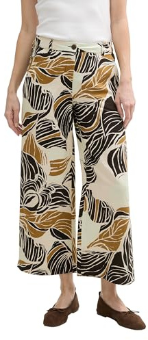 Tom Tailor Damen Culotte Hose mit Leinenanteil