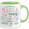 Uroma Tasse Geschenk Ur-Oma Geschenkidee Spruch Ich Habe 3 Titel Mama Oma Und Ur Oma Aber Ich Rocke Sie Alle Kaffee-Becher (Grün)
