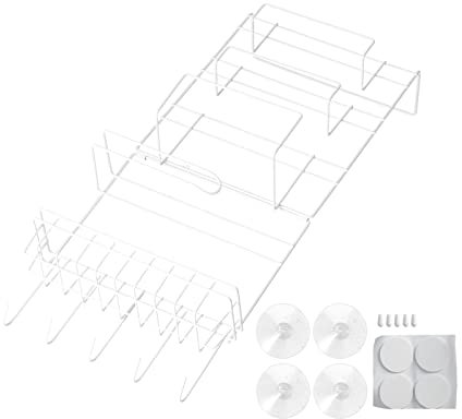 Refrigerator Storage Rack Iron Sturdy Side Wall Mounted Mini Fridge Organiser Home Kitchen Restaurant