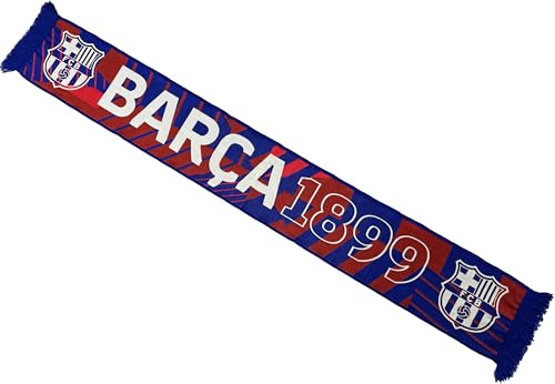 Schal Barça, offizielle Kollektion des FC Barcelona, Liga Fußball, Größe 140 cm
