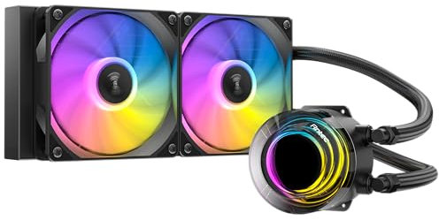 Antec Vortex Lum 240 ARGB Intel / AMD CPU Liquid Cooler Black