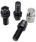 Bulloni ruota con rondella flottante antifurto in titanio Ti-6Al-4V con chiave M14 * 1.5 * 28 / 35MM compatibile con(Black)