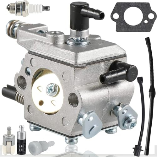 ZAMDOE Carburador Motosierra Múltiple de admisión para Motosierra para Chinese 45cc 52cc 58cc 4500 5200 5800 para Tarus T4500 T5200 para Viron VR4500 VR5200 MT-9999 Motosierra de Gasolina