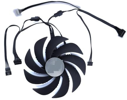 FDMOZRE GAH3S2U,GPU Cooler,Graphics Card Fan, For GIGABYTE 4090 for GAMING OC, For RTX4090 WINDFORCE V2,Video Cards Cooling(1 Pcs B Fan)