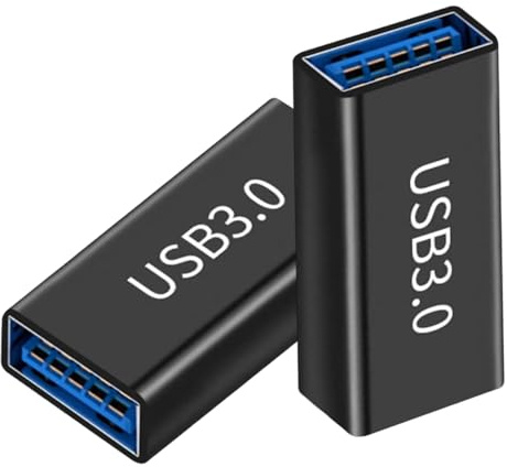 Mornavith USB 3.0 Coupler - USB Female to Female Adapter with High-Speed Data Transfer, Durable and Portable for Home & Office