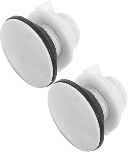 iplusmile 2pcs 1/2 Inch Plastic Toilet Tank Plug for Bathroom Cistern, Replacement Outer Toilet Water Tower Stopper Caps for Fish Tank and Water Bucket Accessories