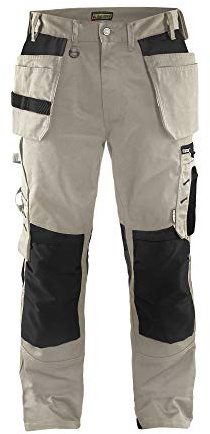 Blaklader 15551860 Handwerker-Hose , Stein/ Schwarz, grootte C60
