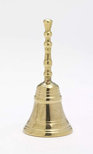 Unbekannt Tischglocke Christkindl-Klang Messing Gold Höhe 12 cm