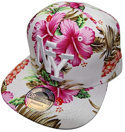 Premium Headwear Neues Modell New York Snapback Cap (Hawai pink)