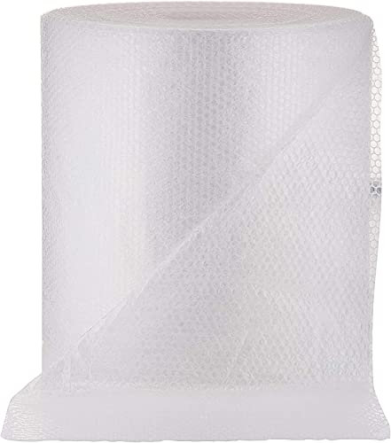 TPZ The Packaging Zone | Large Roll of Premium Polythene Bubble Wrap | Small Bubble Protective Wrap | Air Bubble Packaging for Moving Delicate Items & Package Storage Boxes (Clear, 500 x 25m)