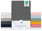 Laleni 2er Set Frottee Spannbettlaken 38x77cm - Oeko-TEX Zertifiziertes Stubenwagen Bezug Set, Faltenfreie Spannbetttücher für Kinderbett, Babybett und Moses Körbchen, Anthrazit