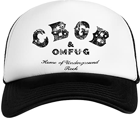 CBGB Weiß Schwarz Unisex Kinder Baseball Cap Kids White Black