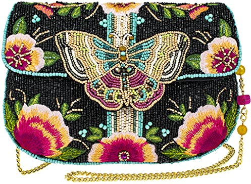 MARY FRANCES Damen Dream Chaser Crossbody Clutch Handtasche, Mehrfarbig/Meereswellen (Ocean Tides)