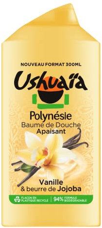Ushuaïa Baume de Douche Vanille & Beurre de Jojoba, 300ml