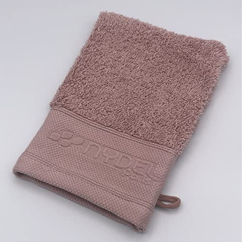Nydel - Gant de Toilette Rose poudré 15x21 cm - 100% Coton Bio très Absorbant - 700 g/m²