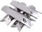 Adviace Grillteile für DGF493BNP Hitzeschilde DGF493BNP Hitzelte (4er-Pack), für Dynaglo Grill DGF493BNP, Dyna Glo DGF493BNP Ersatzteile, 38,1 cm lang