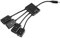 Câble hôte Micro USB vers 2X Type A Double USB Femelle Adaptateur OTG Convertisseur Hub Chargeur d'alimentation Câble hôte Lecteur de Carte Convertisseur