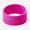 Personalised Bottle Band, Silicone, Water Bottle Name Bands, Label for Kids Bottles, Dishwasher Safe (Fuchsia)