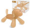 Purphy Beißring Baby, Weiche Silikon Beissring Baby, Beißspielzeug baby BPA-frei Odorless für 3-18 Monate Babys, Baby-Geschenk, 1Stück (Braun)