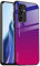 EASSGU Custodia Adatta per Samsung Galaxy A54 5G (6.4 Inches), Cover Posteriore in Vetro Sfumato Custodia per Cellulare Anti-Caduta e Anti-Graffio - Rosso Purpureo