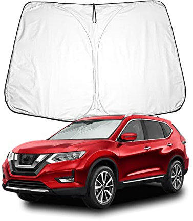 BIXUAN Parasol Compatible con Nissan X-Trail T32 NT32 2015-2020 y Renault Koleos 2017-2022 - Cubierta de Parabrisas Delantero para Coche - Bloqueo UV
