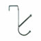 Buystarget Chrome Dual Hanging Over The Doors Hook Clothes Hanger Coat Towel Rack Storages