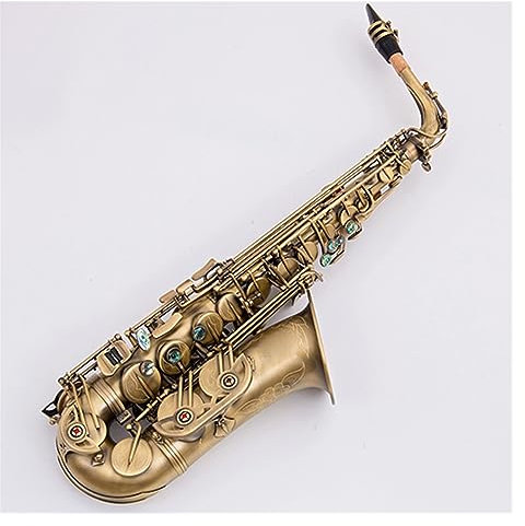 802 Schlüsseltyp Messing Altsaxophon Antik Kupfer Altsaxophon Mit Doppelter Verstärkung Für Anfänger Saxophone für Anfänger