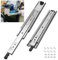 HLC Heavy Duty Locking Drawer Slides 16 Inch 1 Pair Full Extension Drawer Slides with Lock 250 lb Load Capacity 3-Fold Full Extension Side Mount Ball Bearing Industrial Locking Rail 16 Silver