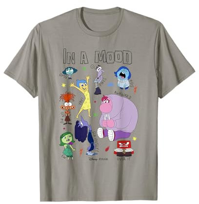 Pixar Inside Out 2 In A Mood Maglietta
