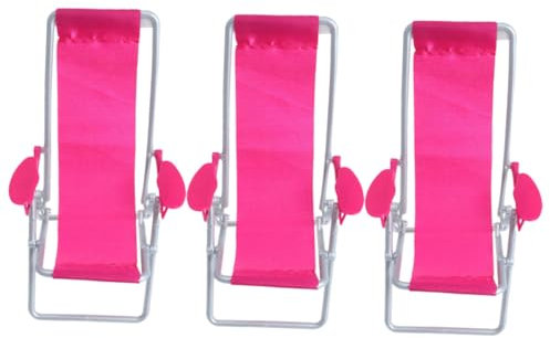 WESIEVYA 9stücke Miniatur Strandstuhl Faltbare Mini Liegestühle Für Puppenhaus Und Miniaturgärten Deko Für Fenster Und Partys