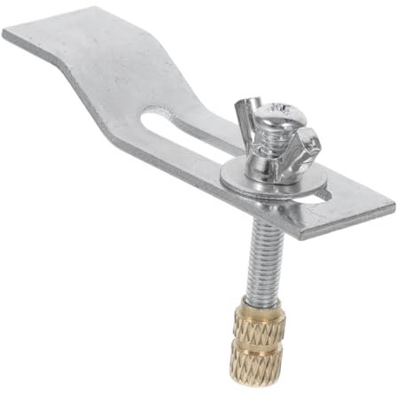 1 Jeu Vis De Montage Clips De Fixation Pour Évier De Cuisine Clip De Lavabo Sous Plan Support De Supports D'évier Supports D'évier Encastrés Clips D'évier Encastrés Silver Cuivre HOMSFOU