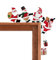 jlceh Christmas Door Frame Decoration, Door Frame Christmas Decorations, Christmas Door Decorations, Christmas Elk Door Corner Decor, Corner Door Plate Figurine Handrail for Walls Doors
