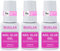 MUSILAN Neues Upgrade Nagelkleber für Kunstnägel, 3 * 10g Halbfester Nagelkleber für Tips, Schnelltrocknend, Leicht zu tragen, Salon-Qualität Nagelkleber Gel mit Pinsel Acryl kleber für Press on nails