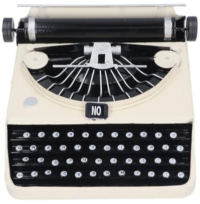 Machine à écrire à l'ancienne, Modèle de Machine à écrire Rétro Vintage, Machine à écrire Décorative, Accessoires de Machine à écrire Antiques, Décoration de Bureau pour