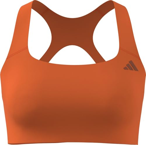 adidas Women's Optime Workout Medium Support Bra, Pure Orange, XXL