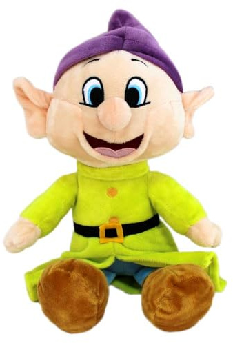 BEMIRO 7 Zwerge Plüsch – 25 cm – Original Lizenzartikel – Gestickte Details & recycelte Füllung – Kuschelig weich (Seppel)