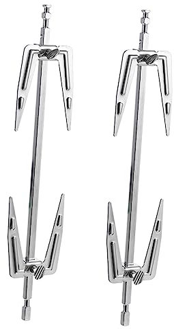 2 Pièces Rôtir Acier Inoxydable pour Friteuse à Air Accessoires de Barbecue Polyvalents pour Poulet Grillades à Résistantes à Température