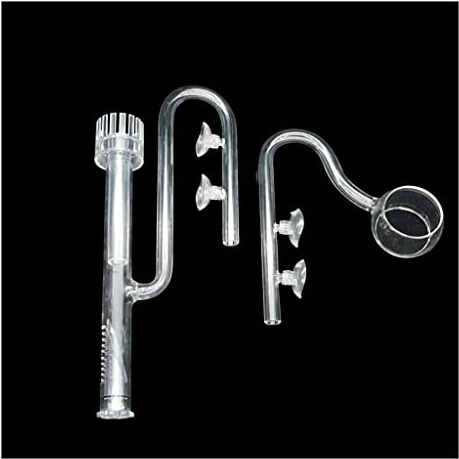 HAUJGG 1-teiliges Lily Pipe-Zufluss-/Abfluss-Set for Aquarien – Acryl-Skimmer for Aquarien – Verbessert den Wasserfluss und das Pflanzenwachstum(T-Set13mm)