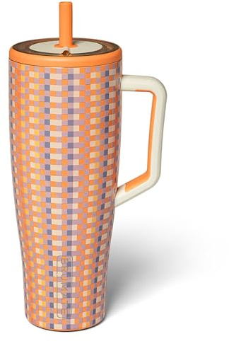 BrüMate Era 1.2L Tumbler with Straw and Lid, 40oz Water Bottle with Handle | 100% Leakproof, Insulated Metal Cup, Stainless Steel Travel Gym Mug, Keeps Drinks Ice-Cold All Day, (Vibe Check)
