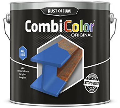 RUST-OLEUM 7324.2.5 Combicolor Original, Superior Metal Protection, Direct To Rust, Sky blue -RAL 5015