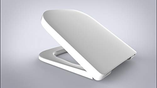 Vigour - WC Sitz derby mit Deckel - SOFTCLOSE - Edelstahlscharnier - DESIAS