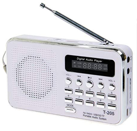Onlinesikhstore 1300 Tracks Sikh Gurbani White Radio MP3 Player Japji Nitnem Bani Akhand Path Sukhmani
