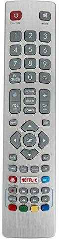 ALLIMITY SHWRMC0115 Remote Control Replaced for Sharp Aquos UHD 4K Freeview TV LC-32HG5141K LC-40UG7242K LC-40UG7252E LC-32HG5341K LC-40FG5242E LC-40FG5342E LC-40UI7552K LC-40UG7252K LC-40UI7352E