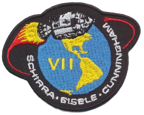 APOLLO 7 VII Patches Aufnäher Raumfahrt NASA Shirra Eisele Cunningham USA 1968