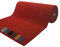 casa pura Passatoia al Metro Anti-Sporco - Hong Kong - Tappeto Entrata Interno Asciugapassi - Moquette a Pelo Corto - Molte Misure - Rosso - 100 x 150 cm