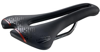 Selle San Marco ASPIDE Short Carbon FX – Rennradsattel, Carbon-Gestell, Microfeel-Bezug, anatomisch Loch – Größe L3, Schwarz
