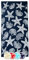 ZOLLNER Strandtuch - Flauschiges und saugstarkes Badetuch in 90x180 cm - waschbar bis 60°C - Baumwolle - maritimes Muster mit Seesternen und Muscheln in dunkelblau - Oeko Tex® Zertifiziert