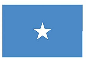 Stormflag Somalia Flagge (90cmx150cm) Polyester Pongee 90g mit genäht.