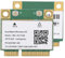 Carte Réseau PCIe, Carte WiFi à Double Bande de Fréquence 2.4G (5G), Adaptateur Réseau sans Fil Bluetooth 4.2 Universel, pour Emplacements pour Carte Mini PCIE Demi-Hauteur, Ordinateur, Bureau