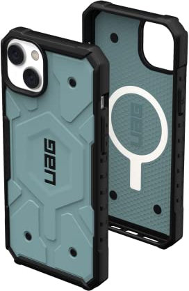 URBAN ARMOR GEAR UAG Designed for iPhone 14 Plus Case Blue Pool 6.7 Pathfinder Built-in Magnet Compatible with MagSafe Charging Slim Lightweight Shockproof Dropproof Rugged Protective Cover